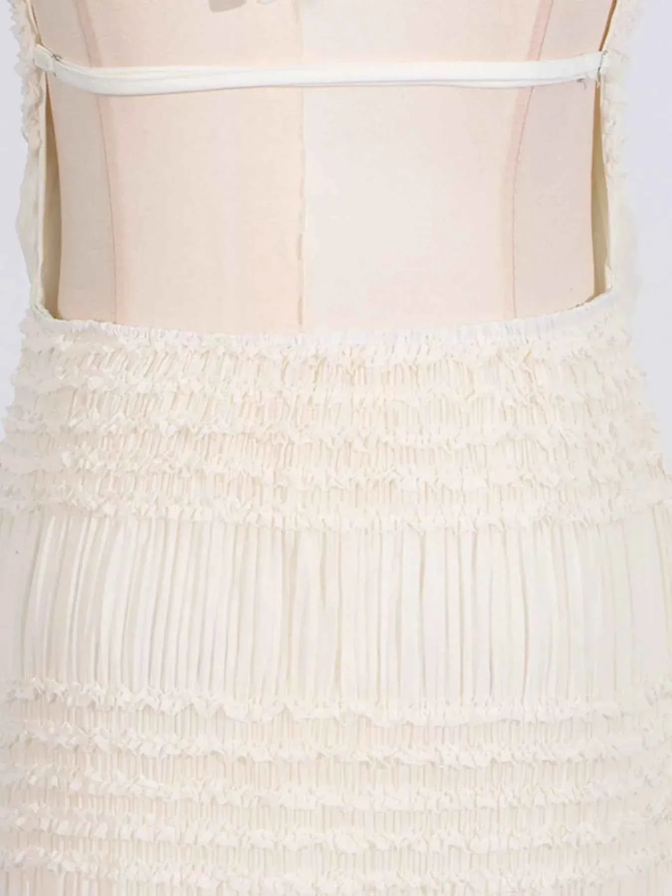 Ruched Halter Neck Maxi Dress